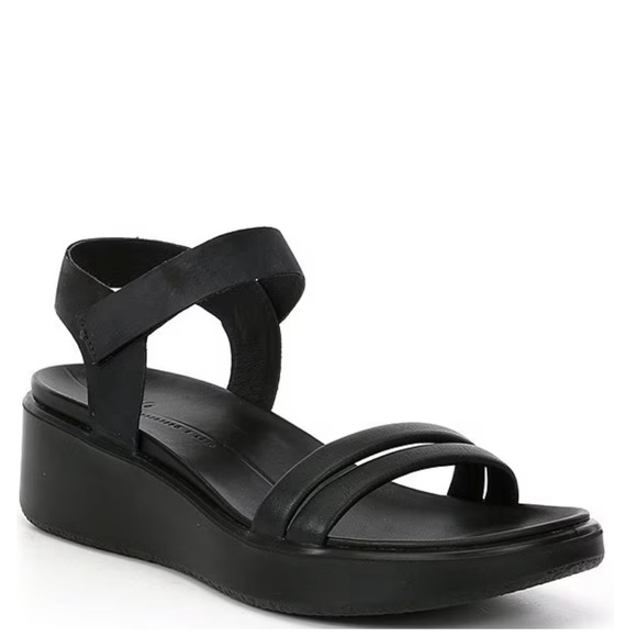 ECCO Women's Wedge LX Flowt Sandal EU-39, US-8-8.5, black - Picture 2 of 10